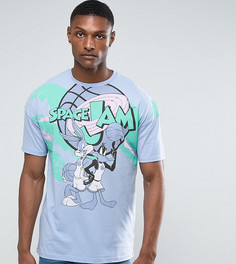 Oversize-футболка ASOS TALL Space Jam - Синий