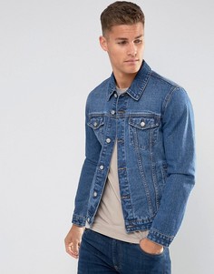 Синяя джинсовая куртка ASOS - Синий