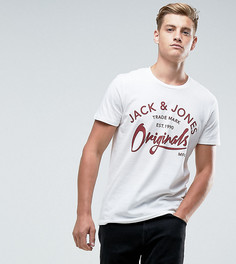 Футболка с принтом Jack &amp; Jones Originals - Белый