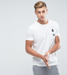 Футболка с вышивкой на кармане Jack &amp; Jones Originals - Белый