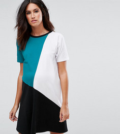 Платье в стиле колор блок ASOS Maternity - Зеленый