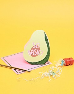 Открытка с авокадо Skinnydip So Basic - Мульти