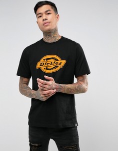 Футболка с крупным логотипом Dickies - Черный