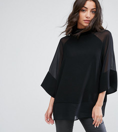 Оверсайз-футболка ASOS TALL - Черный