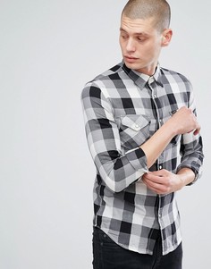 Черная клетчатая рубашка в стиле вестерн Lee Jeans - Черный