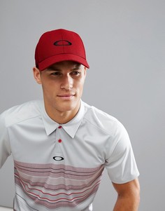 Темно-красная бейсболка с логотипом Oakley Golf Ellipse - Красный