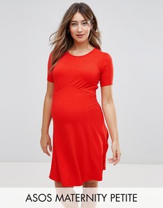 Чайное платье мини ASOS Maternity PETITE Ultimate - Красный