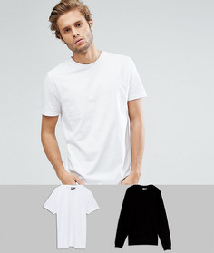 Футболка с круглым вырезом и свитшот ASOS - СО СКИДКОЙ - Мульти