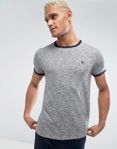 Серая футболка Jack Wills Baildon Ringer - Серый