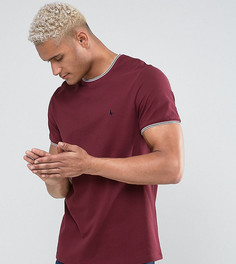 Футболка слим из ткани пике с кантом Jack Wills Gunnersbury - Красный
