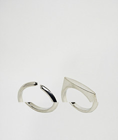 2 кольца ASOS - Серебряный