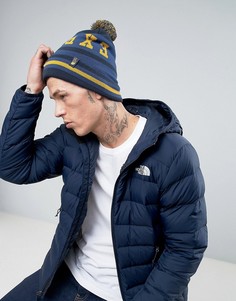 Шапка-бини с помпоном The North Face Tuke - Темно-синий