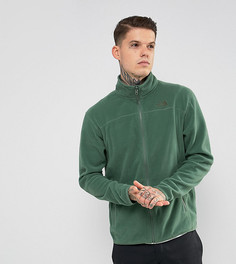 Темно-зеленый свитшот на молнии The North Face 100 Glacier эксклюзивно для ASOS - Зеленый