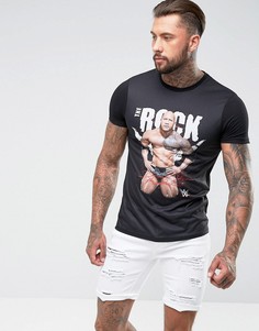 Футболка с принтом ASOS - Черный