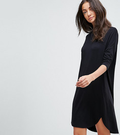 Платье-футболка оверсайз ASOS TALL - Черный