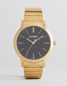 Золотистые наручные часы Casio LTP-E118G-1AEF - Золотой