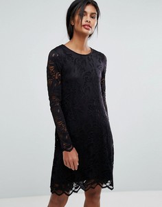 Кружевное платье Vila - Черный