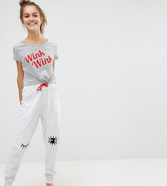Трикотажная пижама New Look Petite - Серый