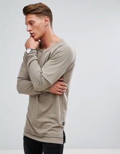 Свитшот с отделкой Jack &amp; Jones Originals - Серый