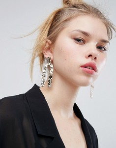 Серьги с подковами Monki - Золотой