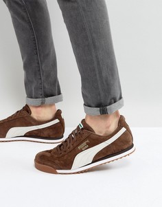 Кроссовки Puma Roma - Коричневый