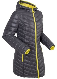 Воздушная стеганая куртка в мешочке (шиферно-серый) Bonprix