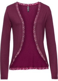 Трикотажный кардиган (красная ягода) Bonprix