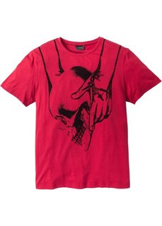 Футболка Slim Fit (красный) Bonprix