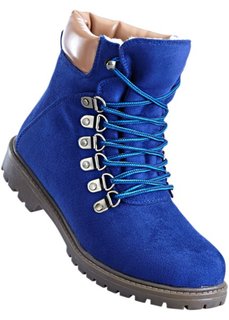 Ботинки на шнуровке (темно-синий/кремовый) Bonprix