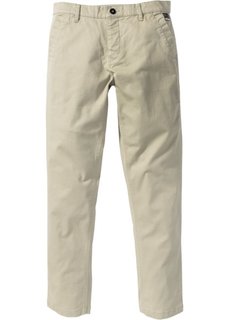 Стрейтчевые брюки Regular Fit (бежевый) Bonprix