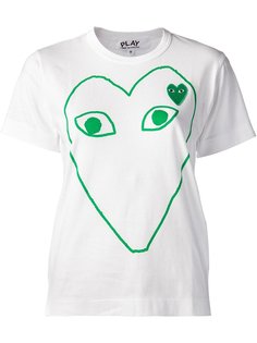 футболка с принтом сердца Comme Des Garçons Play