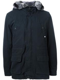 куртка с капюшоном и накладными карманами Yves Salomon Homme