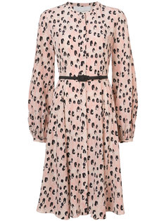 leopard print dress Carolina Herrera