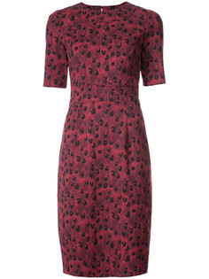 fitted knee-length dress Carolina Herrera