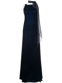 backless dress with scarf detail Carolina Herrera