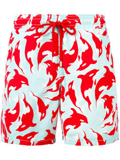 шорты для плавания с цветочным принтом Vilebrequin
