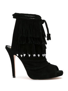 fringed sandals Andrea Bogosian