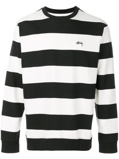 полосатая толстовка  Stussy
