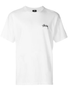 футболка с принтом-логотипом Stussy