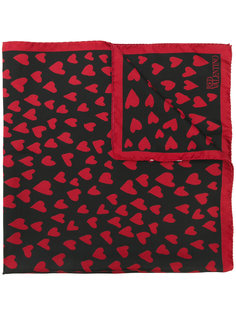 шарф с сердцами Red Valentino