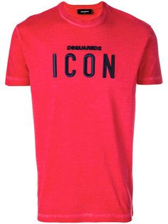 футболка с вышивкой Icon Dsquared2