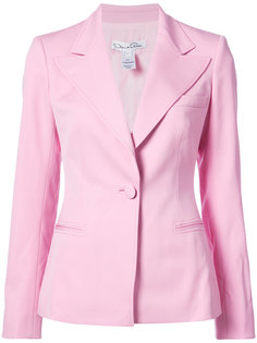 single breasted blazer Oscar de la Renta