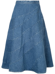 Spiral denim skirt Anrealage