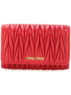 кошелек со стеганым эффектом Miu Miu