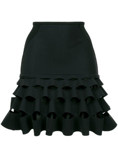 slash ruffle mini skirt Dion Lee
