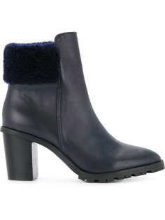 shearling heeled boots Dion Lee