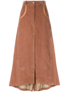 high-waisted corduroy skirt Nina Ricci