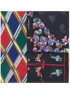 contrast print scarf Pierre-Louis Mascia