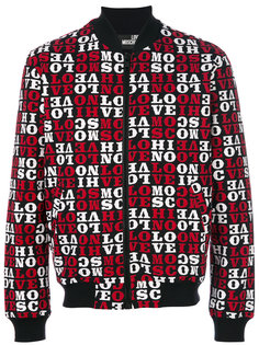толстовка со сплошным принтом Love Moschino