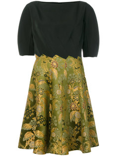 floral print panel flared dress Etro